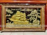 Thuận buồm xuôi gió (tranh đồng liền tấm A182B )