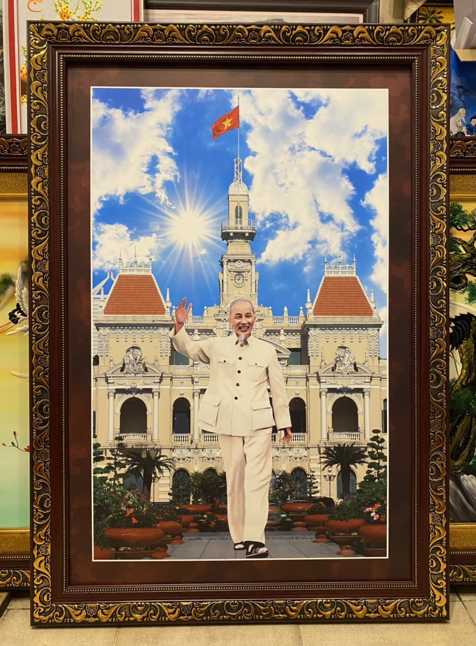 Tranh Chủ tịch Hồ Chí Minh – IN161