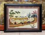Tranh thêu tay, Đồng Quê – T086