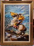 Tranh vẽ sơn dầu – Napoleon Bonaparte -S048