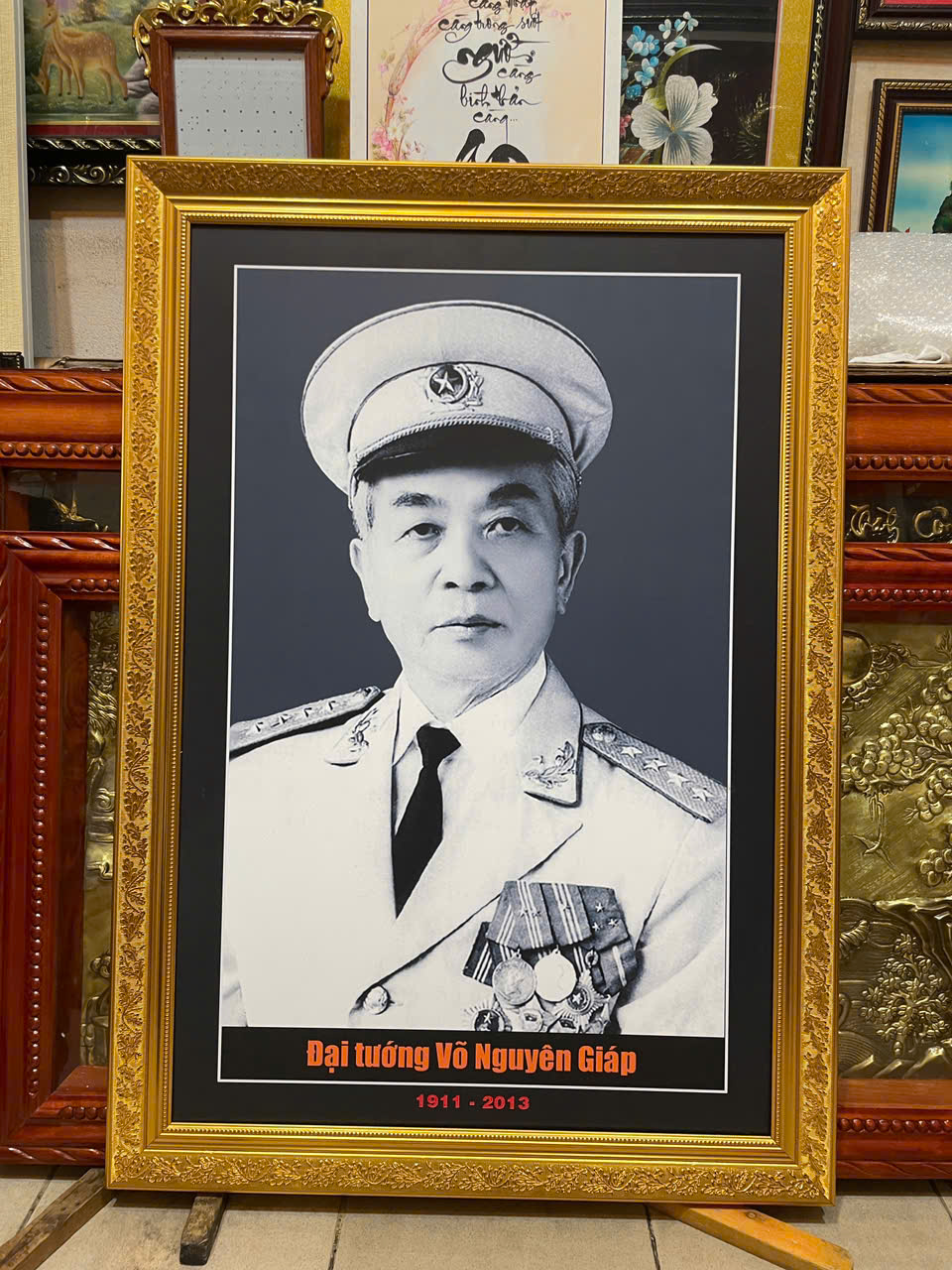 Đại tướng võ nguyên giáp ,tranh in dầu – IN042