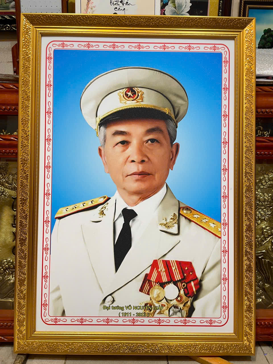 Tranh in dầu , Đại Tướng Võ Nguyên Giáp -VN040